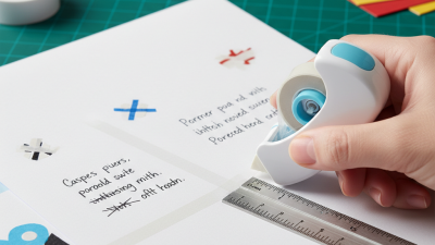 Correction Tape Hacks for Better Writing and Crafting Tips?
