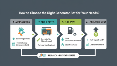 How to Choose the Right Generator Set for Your Needs?