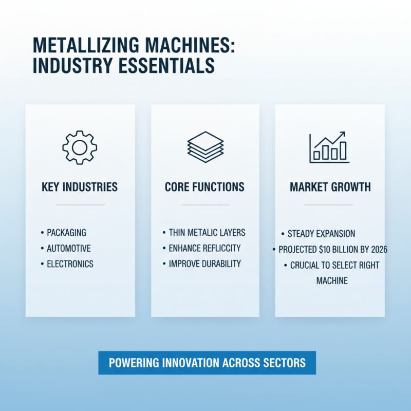How to Choose the Right Metallizing Machine for Your Needs?
