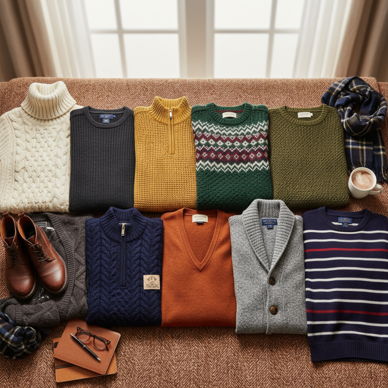 Top 10 Mens Knit Sweaters You Need This Winter?