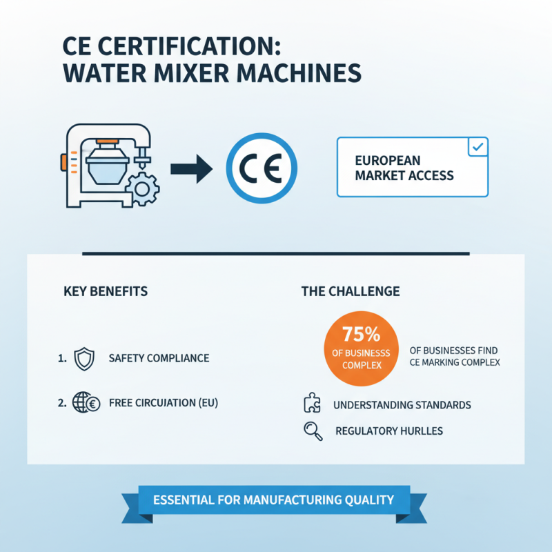 10 Tips for Custom CE Certification of Water Mixer Machine Products
