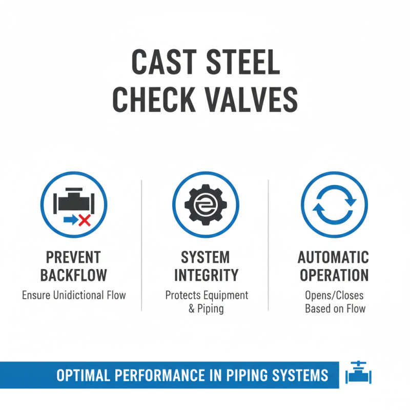 Why Choose Cast Steel Check Valves for Your Piping Needs?