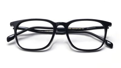 093 Black Browline Half-Rim Metal Temple Optical C1.JPG