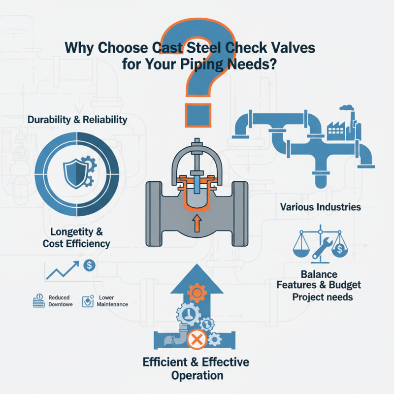 Why Choose Cast Steel Check Valves for Your Piping Needs?