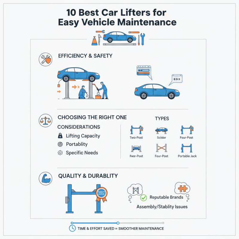 10 Best Car Lifters for Easy Vehicle Maintenance?