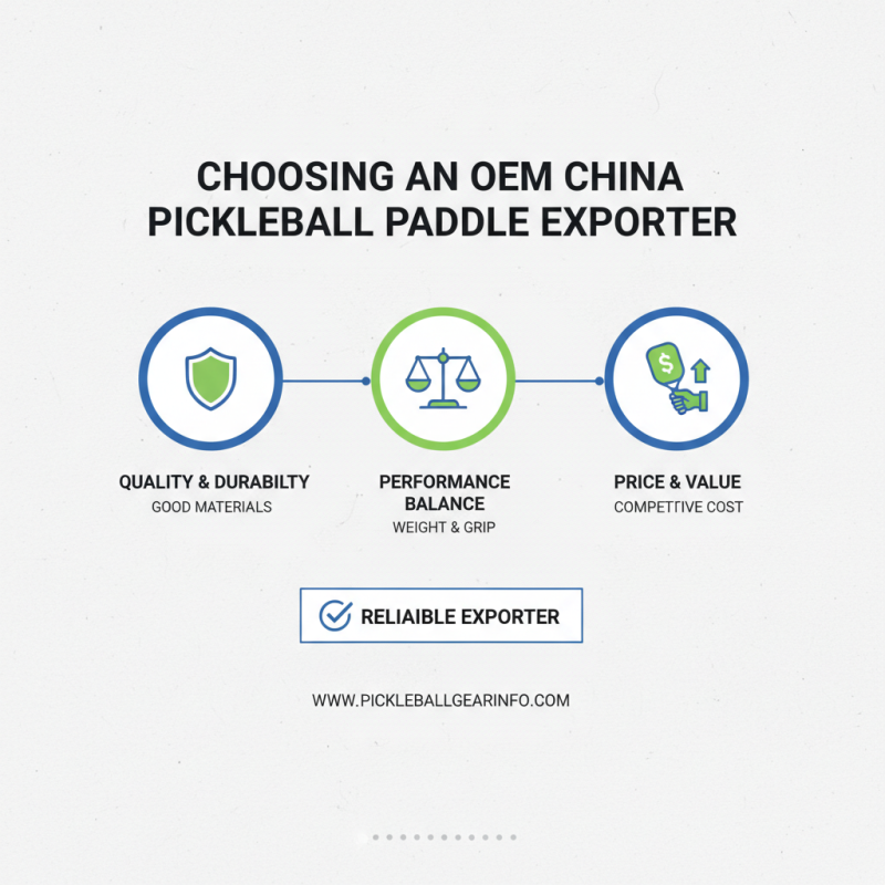 Why Choose an OEM China Good Beginner Pickleball Paddle Exporter?