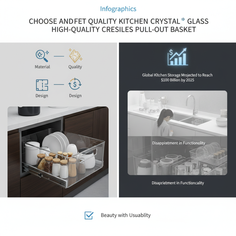 How to Choose High Quality Kitchen Crystal Glass Pull Out Basket?