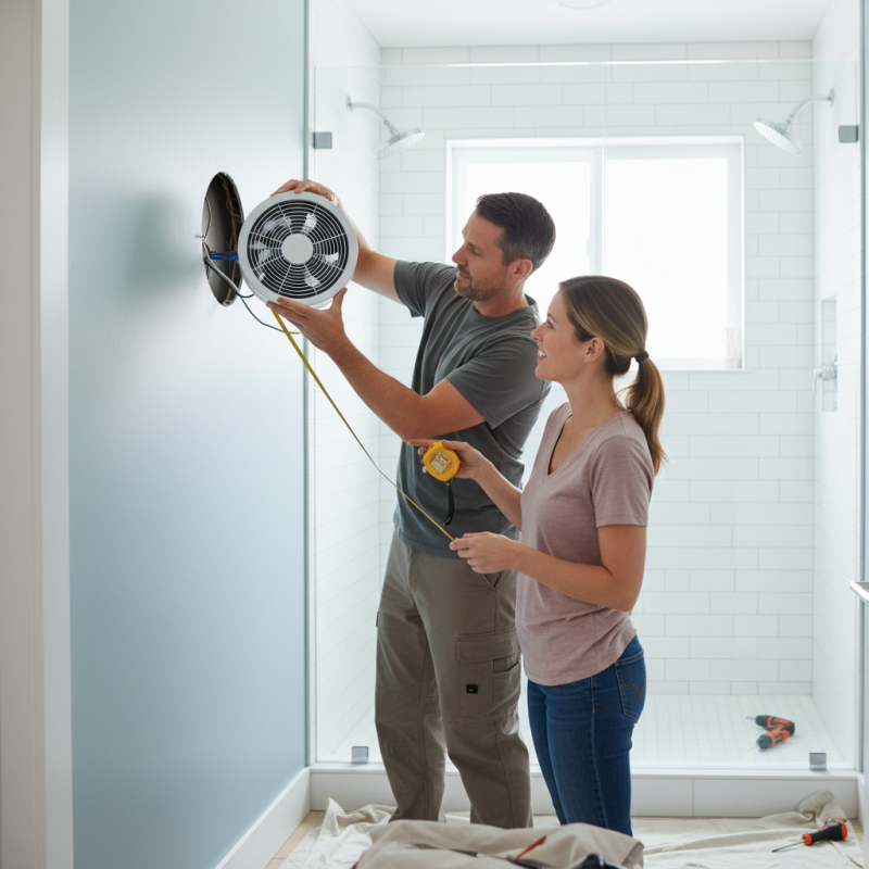 How to Install a Wall Exhaust Fan for Optimal Ventilation?