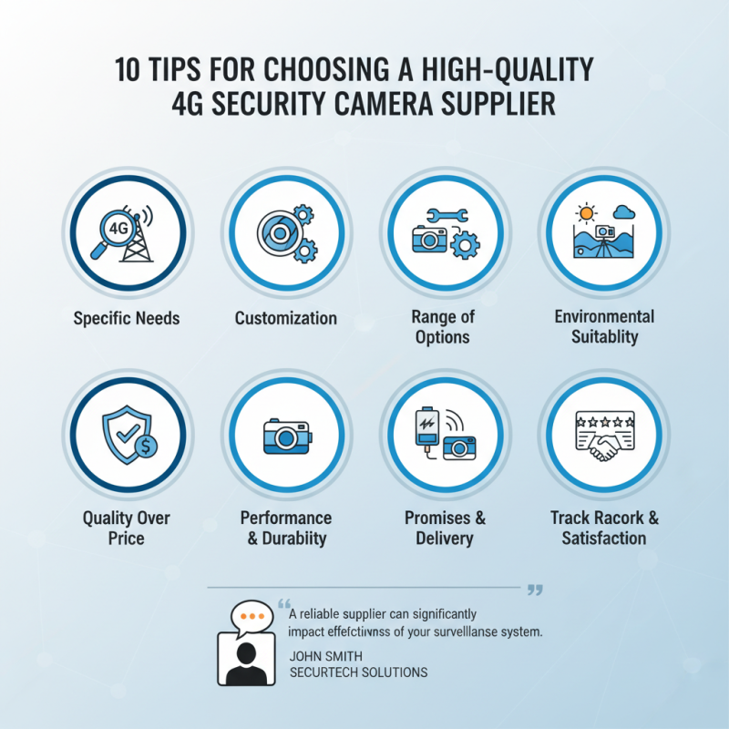 10 Tips to Choose a Custom High Quality 4g Security Camera Supplier