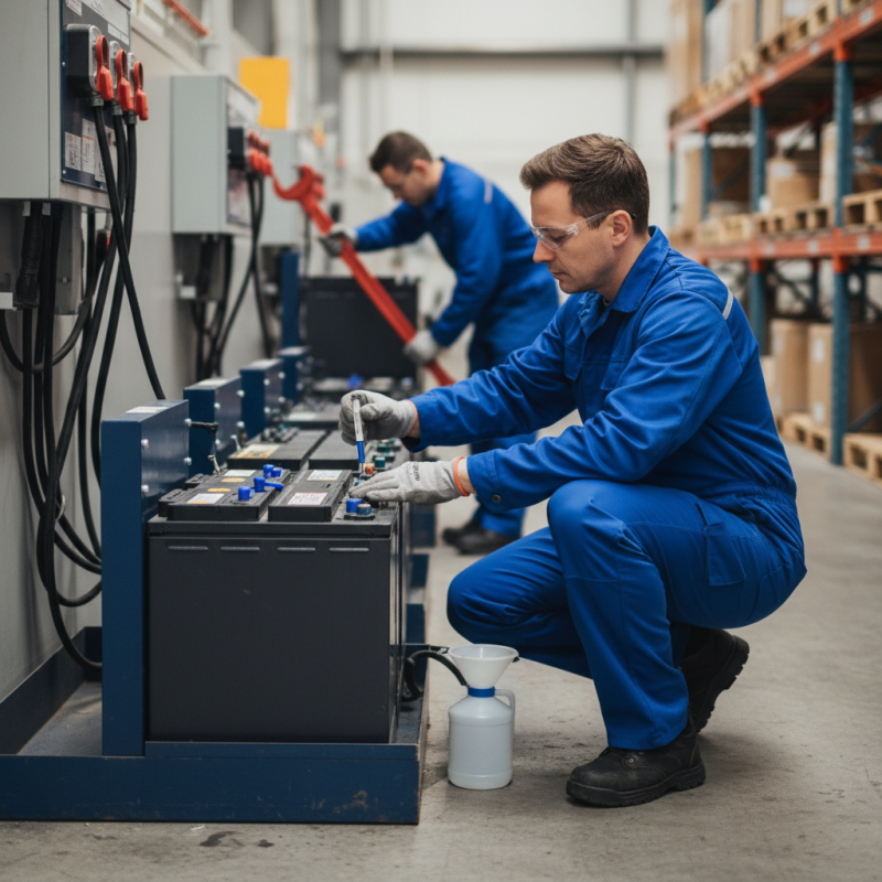 What is Forklift Battery Maintenance and How to Do It?