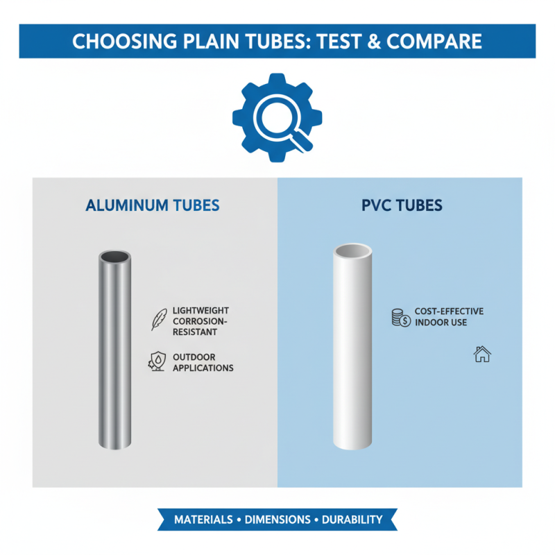 How to Choose the Best Plain Tube for Your Projects?
