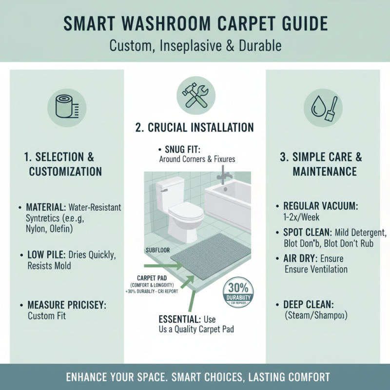 How to Choose Custom Cheap Carpet For Washroom Without Breaking the Bank