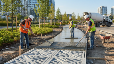 Why Use a Mold for Sidewalk Construction?