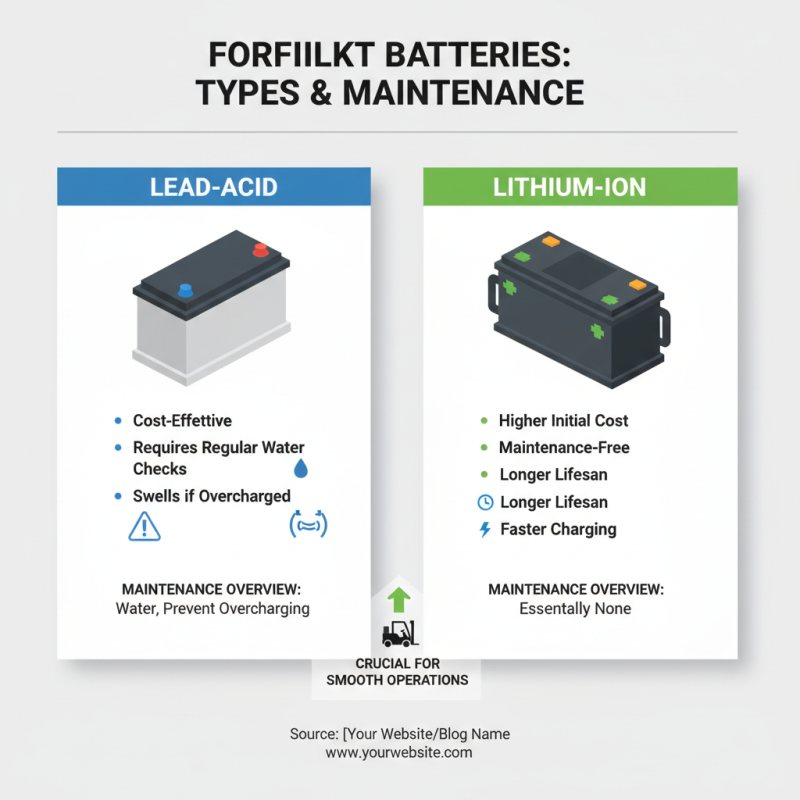 What is Forklift Battery Maintenance and How to Do It?