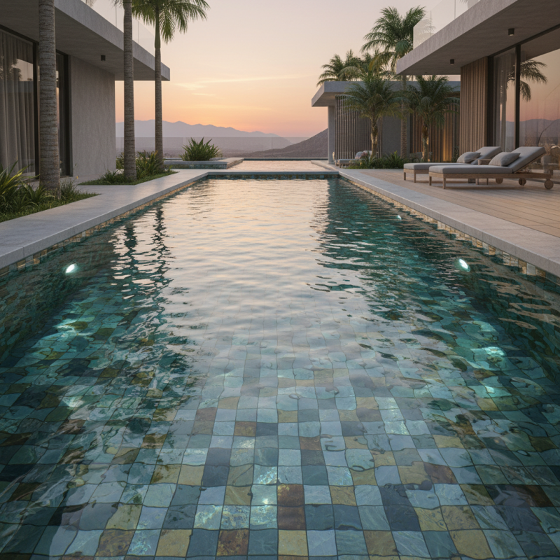 2026 Best Metallic Pool Tile Options for Stunning Designs?