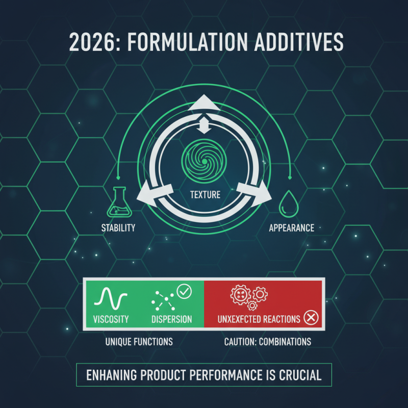 2026 Best Formulation Additives for Optimal Product Performance?