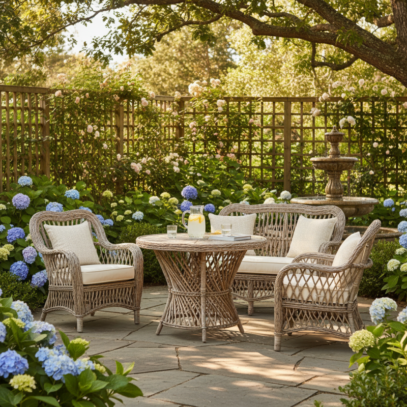 2026 Best Outdoor Willow Furniture Set for Your Garden?
