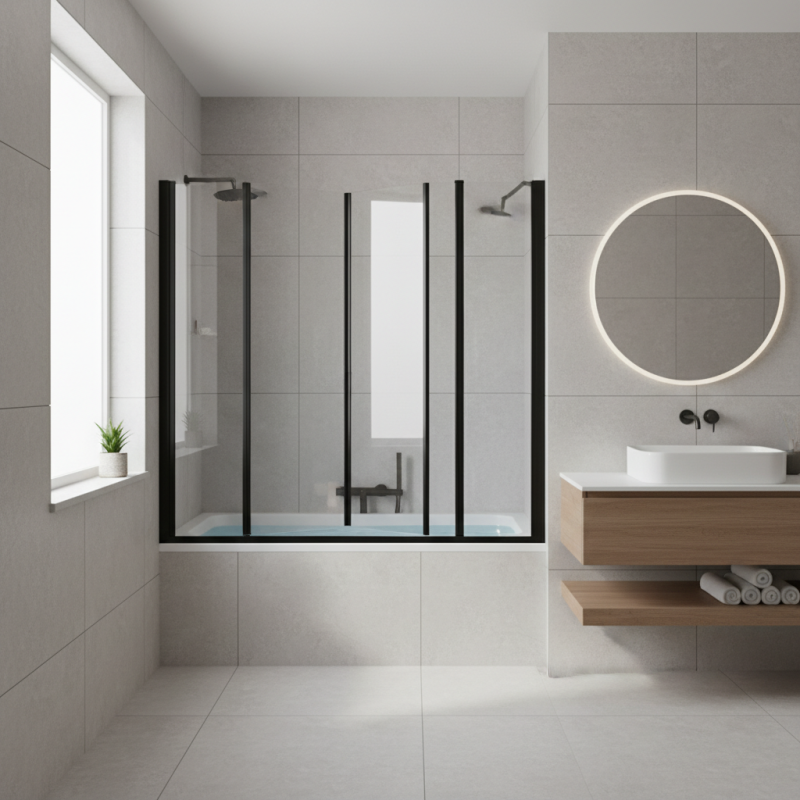 What is Bifold Tub Doors and How Do They Benefit Your Bathroom?