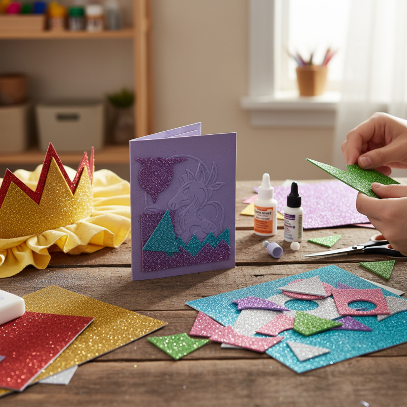 Glitter Eva Sheet Best Uses in Crafting and DIY Projects?