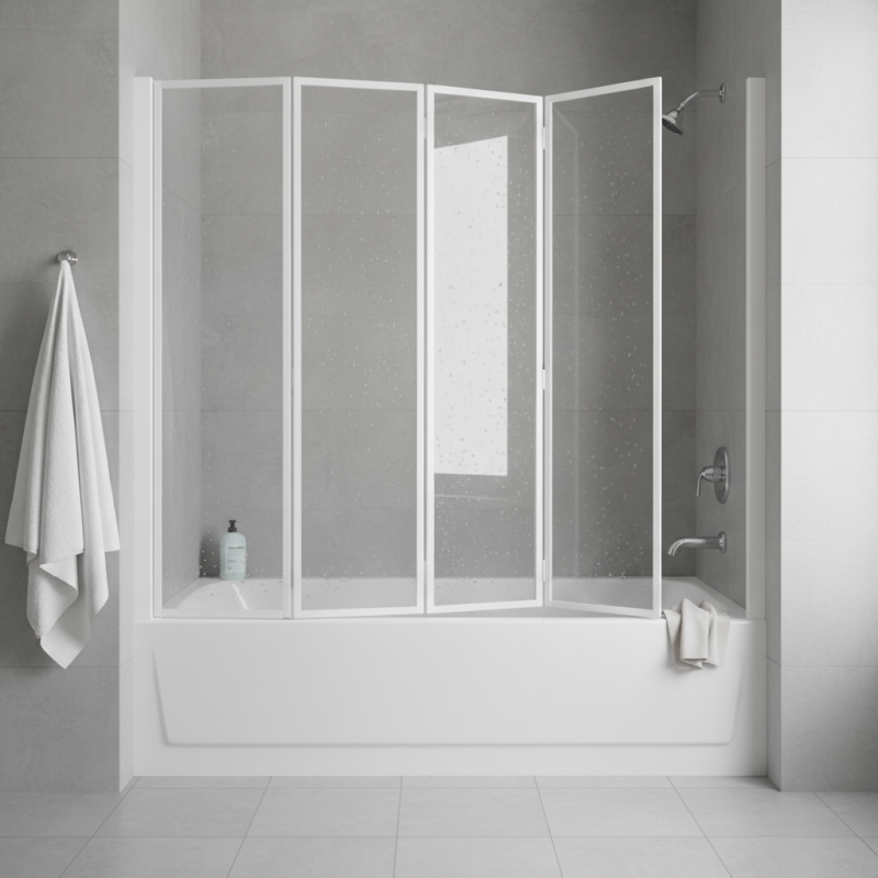 What is Bifold Tub Doors and How Do They Benefit Your Bathroom?