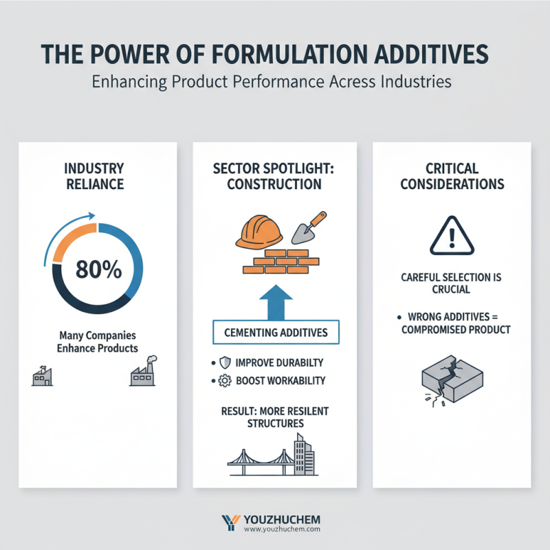 2026 Best Formulation Additives for Optimal Product Performance?