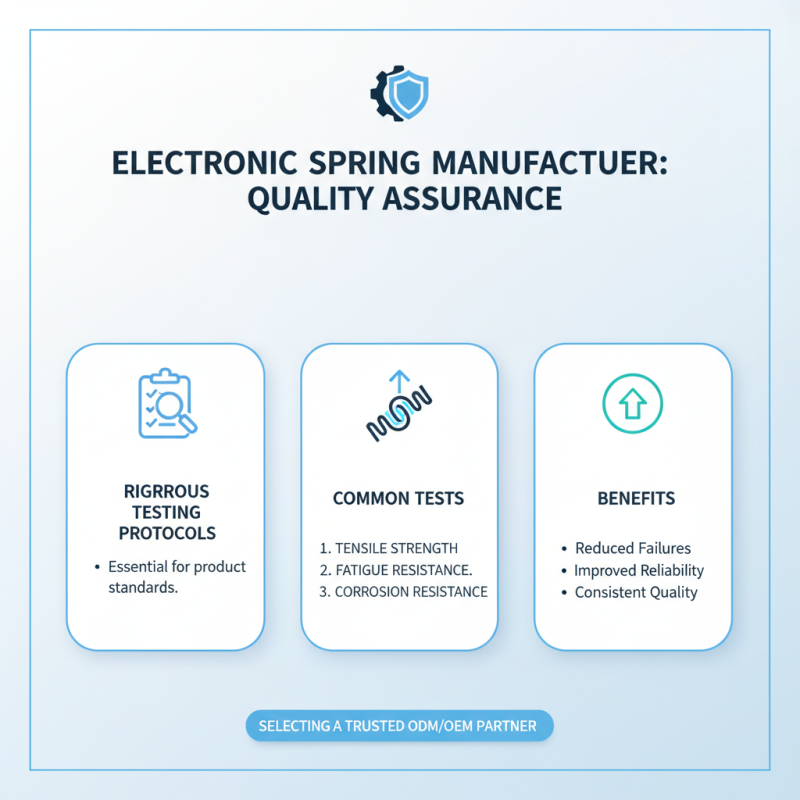 How to Choose the Right ODM OEM Electronic Spring Manufacturer?