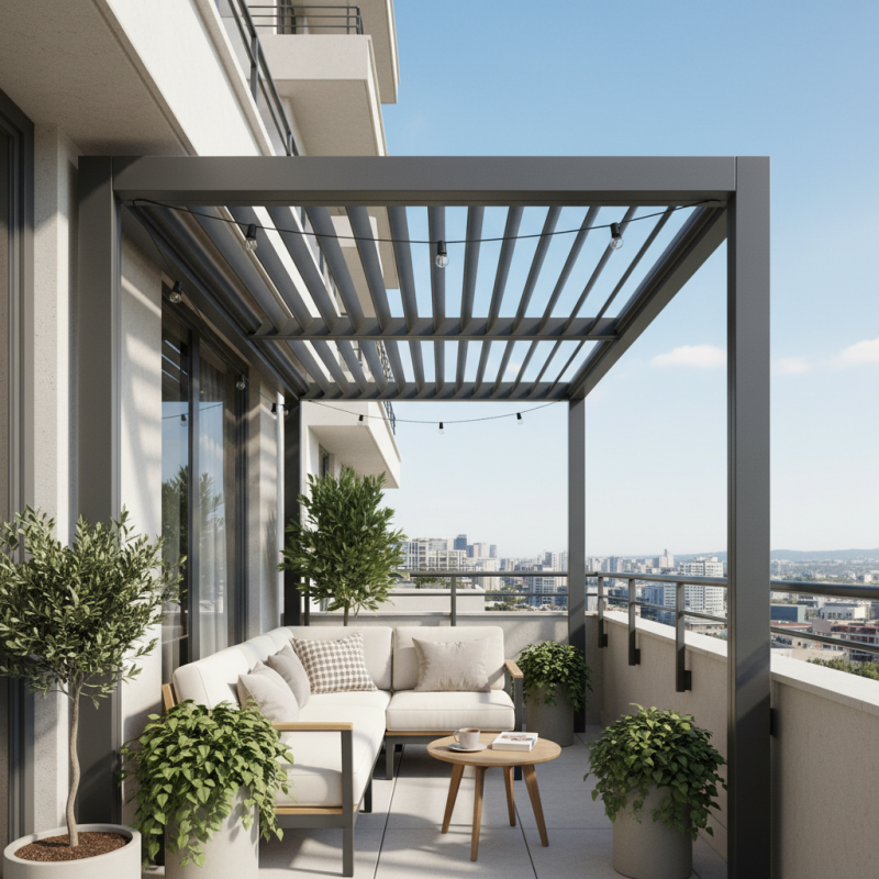 What are the Benefits of Balcony Aluminum Pergolas?