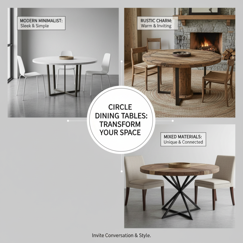 Top 10 Circle Dining Table Designs to Elevate Your Space?