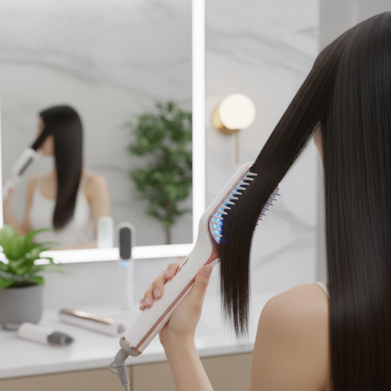 How to Choose the Best OEM ODM Negative Ions Hair Straightener Brush Companies?