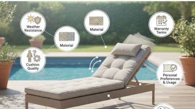 2026 How to Choose the Best Outdoor Chaise Lounge for Comfort?