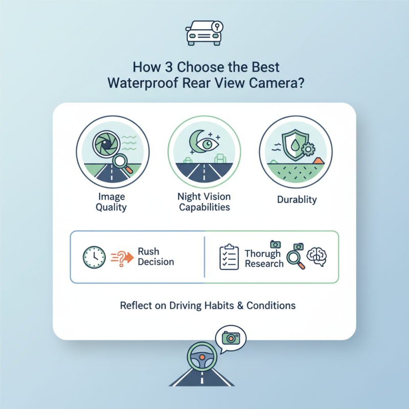 How to Choose the Best Waterproof Rear View Camera?