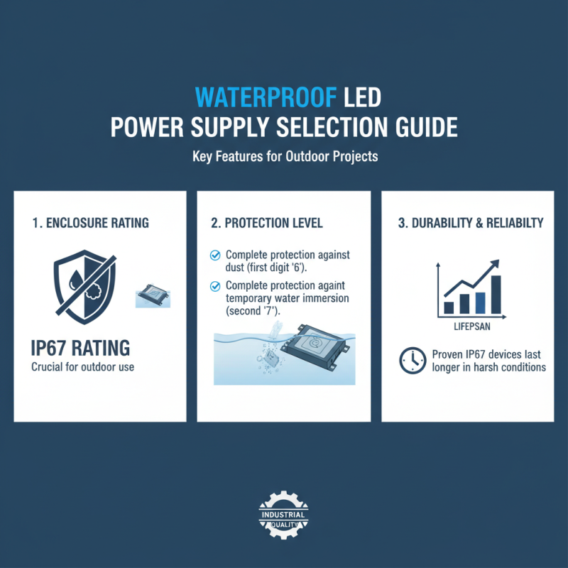 Top 10 Waterproof LED Power Supply Options for Your Projects?
