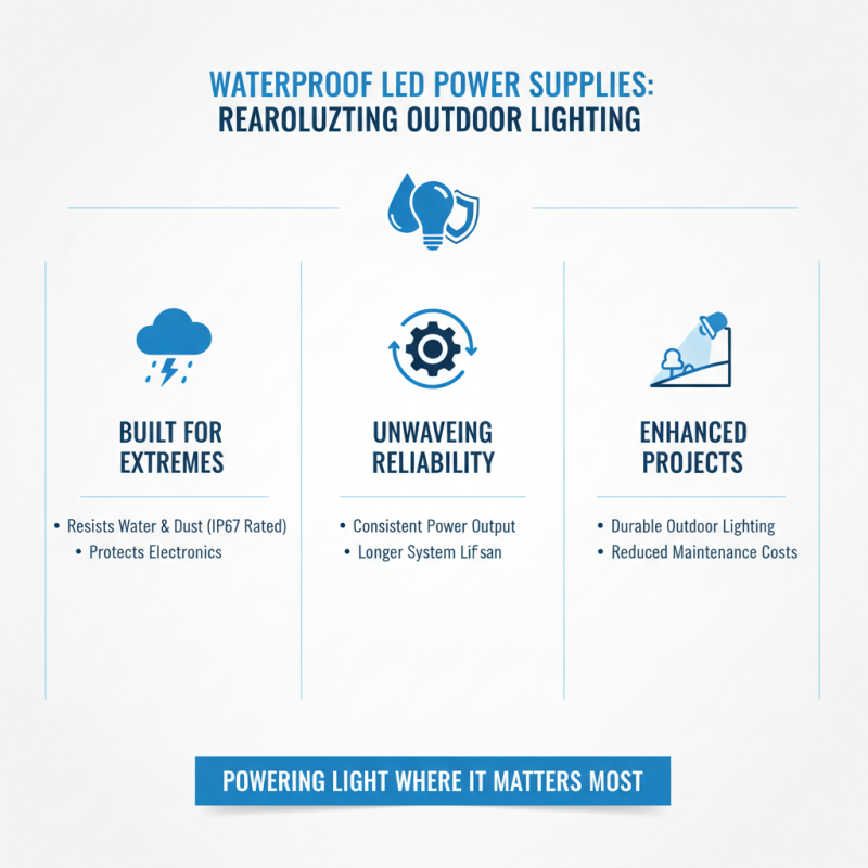Top 10 Waterproof LED Power Supply Options for Your Projects?