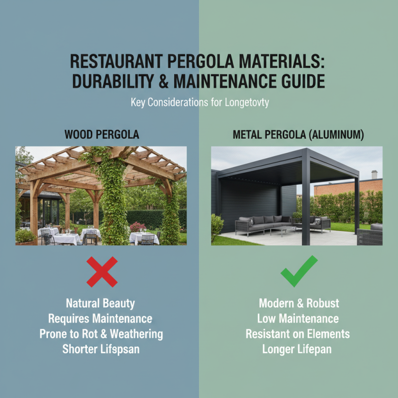 Top 5 Outdoor Restaurant Pergola Ideas for Your Space?