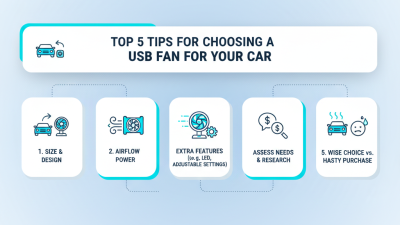 Top 5 Tips for Choosing a USB Fan for Your Car