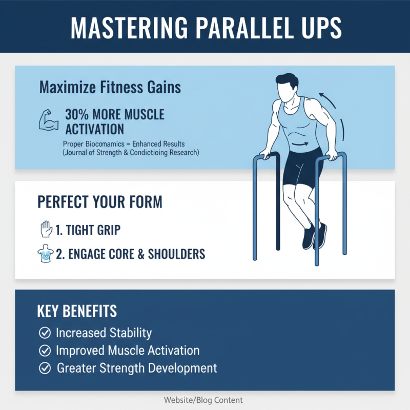How to Master Parallel Ups for Maximum Fitness Gains?