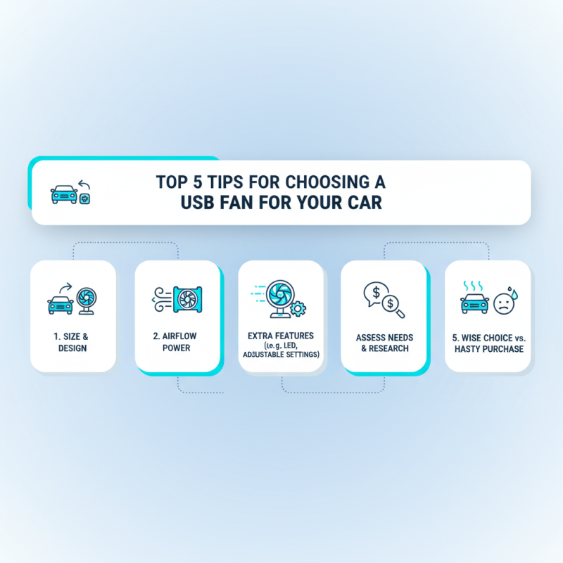 Top 5 Tips for Choosing a USB Fan for Your Car