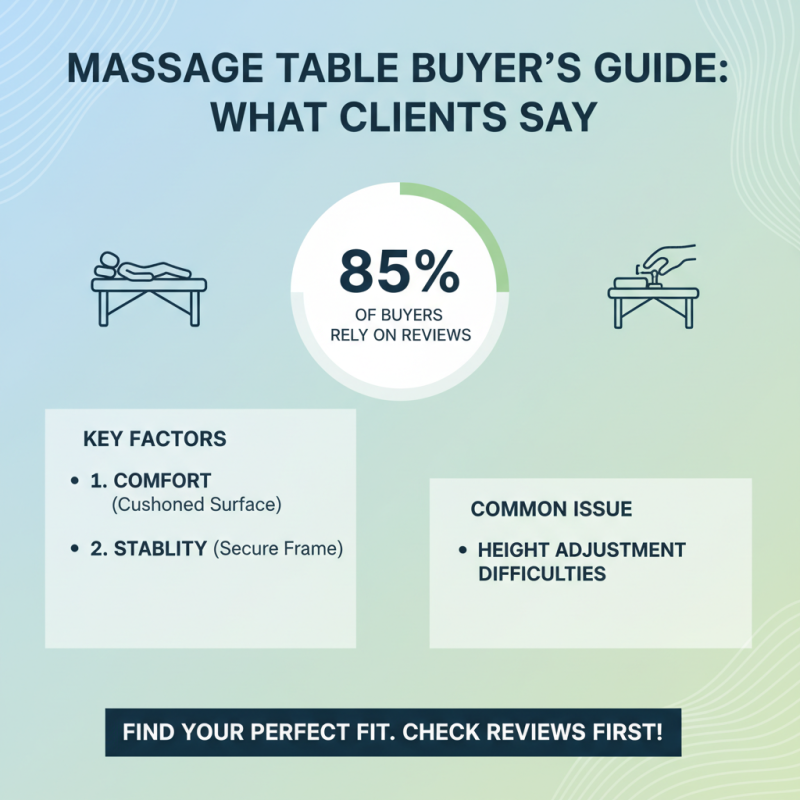 Top 10 Wholesale Buy Massage Table Products You Need to Consider?