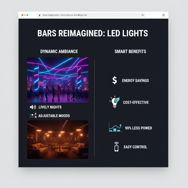 What is a Bar With Led Lights and How to Choose One?