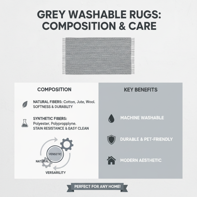 How to Clean a Grey Washable Rug Effectively?