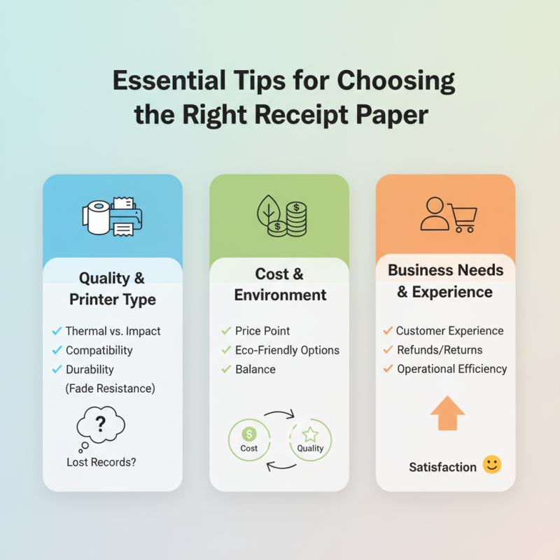 Essential Tips for Choosing the Right Receipt Paper?