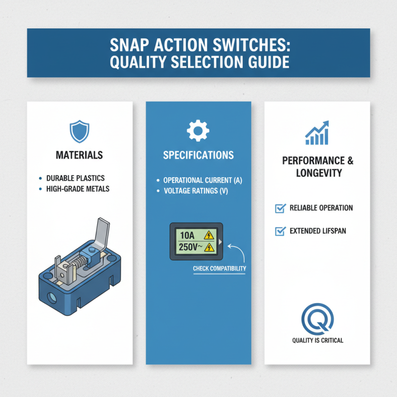 How to Choose the Right Snap Action Switch for Your Project?