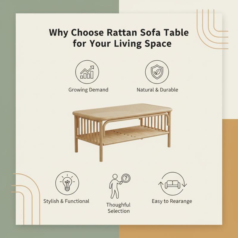 Why Choose a Rattan Sofa Table for Your Living Space?