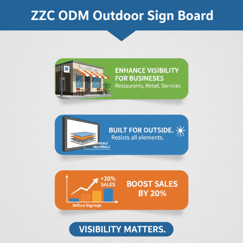 What is ZZC ODM Outdoor Sign Board and How Can It Benefit Your Business?