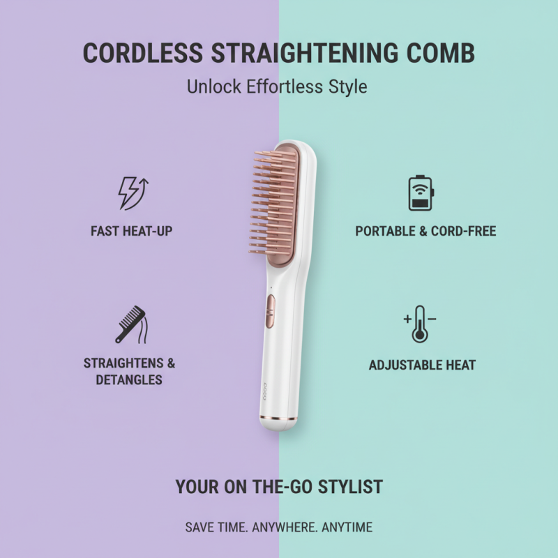 2026 How to Use a Cordless Straightening Comb Effectively?