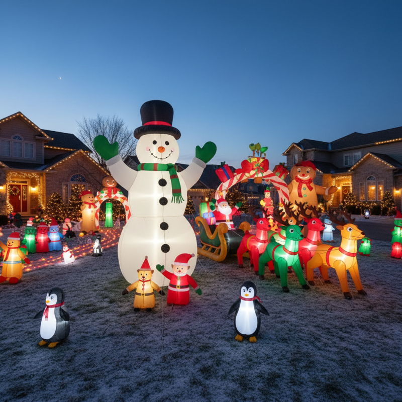 What are the Best Christmas Inflatables for Your Holiday Decor?
