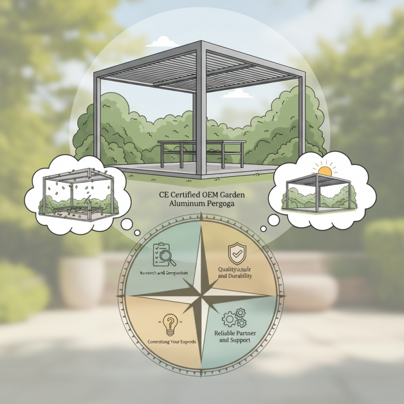 How to Choose the Right CE Certification OEM Garden Aluminum Pergola Exporter?