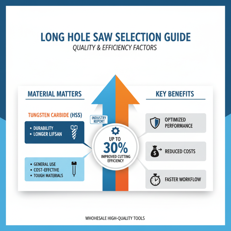 What is Wholesale High-Quality Long Hole Saws and How to Choose Them?