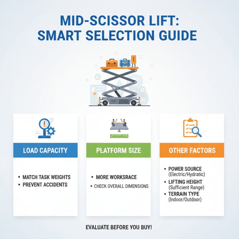 How to Choose the Best Mid Scissor Lift for Your Needs?