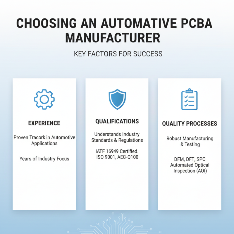 How to Choose the Right OEM ODM Automotive PCBA Manufacturers?